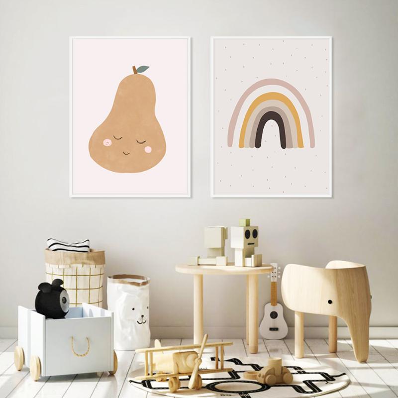 Trendy Boho Style Pear Rainbow Modern Nursery Pictures Canvas Painting Wall Art Posters Prints for Kids Room Home Decoration
Trendy Boho Style Pear Rainbow Modern Nursery Pictures Canvas Painting Wall Art Posters Prints for Kids Room Home Decoration