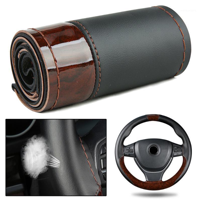 Steering Wheel Covers Braid On DIY Car Peach Wood Cover With Needles And Thread Leather Diameter 38cm
Steering Wheel Covers Braid On DIY Car Peach Wood Cover With Needles And Thread Leather Diameter 38cm