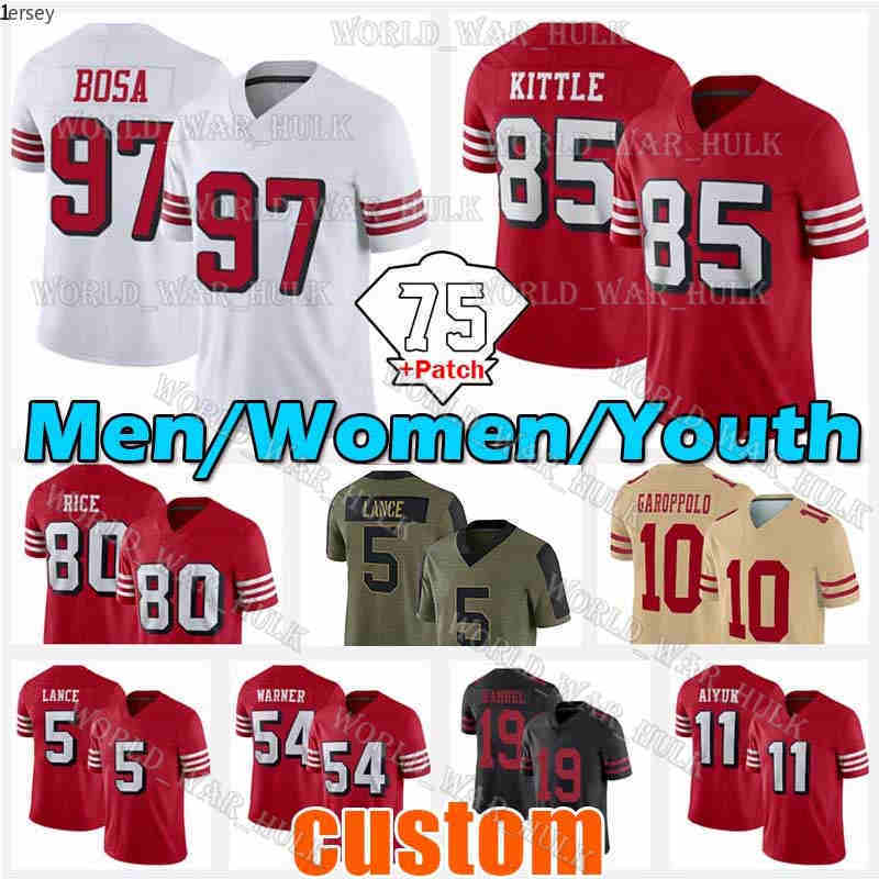 19 Deebo Samuel Jersey George Kittle Trey Lance Football Kyle Juszczyk San Francisco''49ers''Nick Bosa Fred Warner Jimmy Garoppolo Jerry Rice Steve Young Willis, Men jersey(49 r)+patch
19 Deebo Samuel Jersey George Kittle Trey Lance Football Kyle Juszczyk San Francisco''49ers''Nick Bosa Fred Warner Jimmy Garoppolo Jerry Rice Steve Young Willis, Men jersey(49 r)+patch