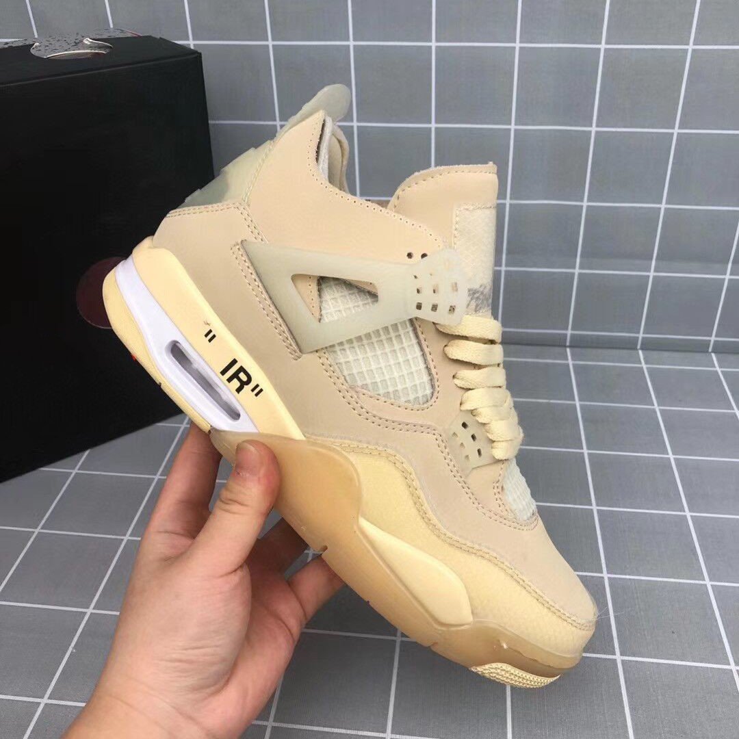 Hot sell 4 SP WMNS Sail Cream Sneakers 4s Bred Black Red For Women Mens Sports Shoes Outdoor Trainers
Hot sell 4 SP WMNS Sail Cream Sneakers 4s Bred Black Red For Women Mens Sports Shoes Outdoor Trainers