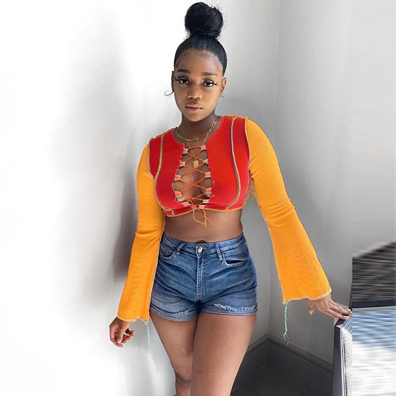 Sexy Lace Up Hollow Out Long Sleeve Tops Fall Winter Clothes for Women Harajuku Festival Night Club Streetwear Crop Top Goth, Purple
Sexy Lace Up Hollow Out Long Sleeve Tops Fall Winter Clothes for Women Harajuku Festival Night Club Streetwear Crop Top Goth, Purple