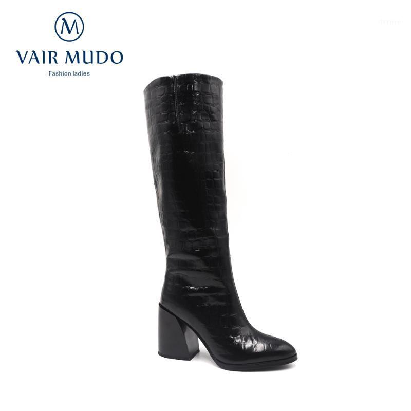 VAIR MUDO2021 Boots Shoes Women Fashion Black Genuine Leather thick Heels High Heel High Quality Warm and Wool Short Plush ZT261
VAIR MUDO2021 Boots Shoes Women Fashion Black Genuine Leather thick Heels High Heel High Quality Warm and Wool Short Plush ZT261