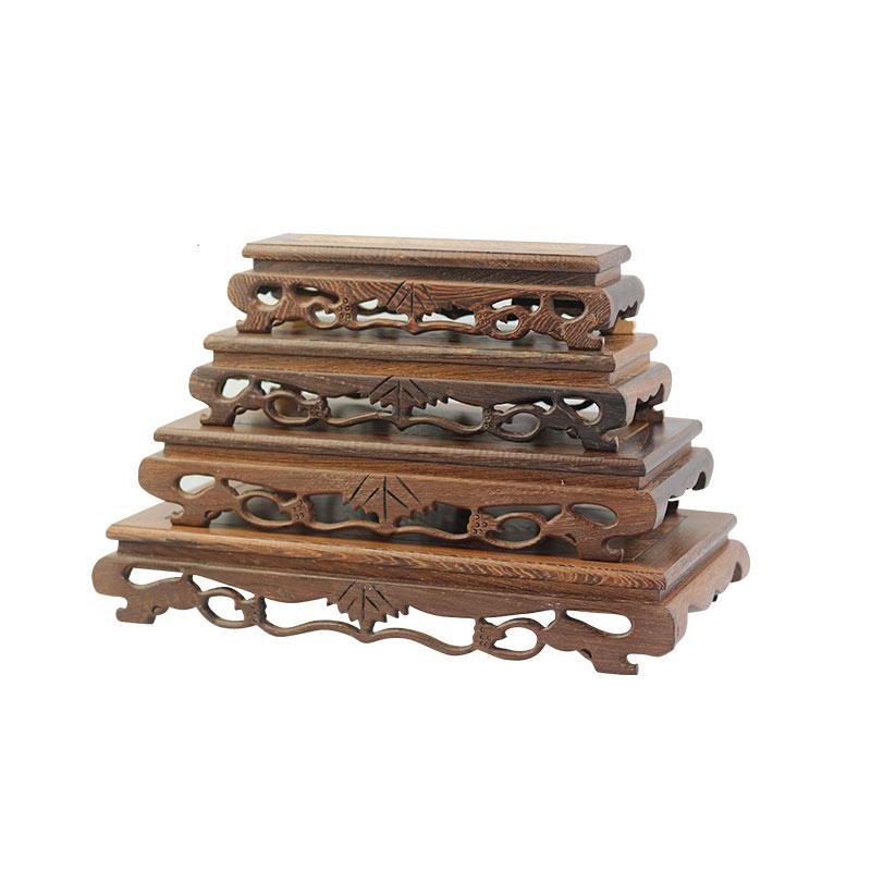 Rectangle Real Solid Wood Carving Vase Base Buddha Incense Flowerpot Wood Carving Teapot Base Feng Shui Home Decoration
Rectangle Real Solid Wood Carving Vase Base Buddha Incense Flowerpot Wood Carving Teapot Base Feng Shui Home Decoration