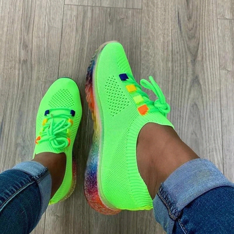Spring/Autumn New Women Shoes Stretch Fabric Fashion Sneakers Platform Shoes Woman Mixed Colors Lace-Up Plus Size Ladies #ly63
Spring/Autumn New Women Shoes Stretch Fabric Fashion Sneakers Platform Shoes Woman Mixed Colors Lace-Up Plus Size Ladies #ly63