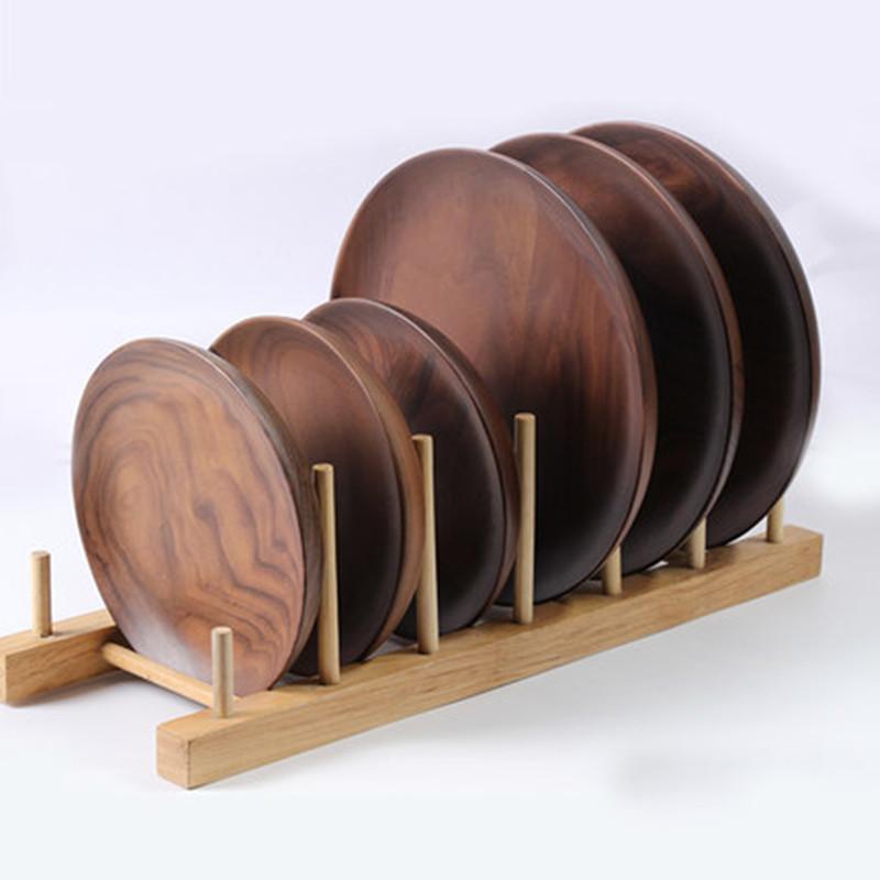 Black walnut solid wood disc fruit plate whole wood splicing solid plate snack snack customization
Black walnut solid wood disc fruit plate whole wood splicing solid plate snack snack customization