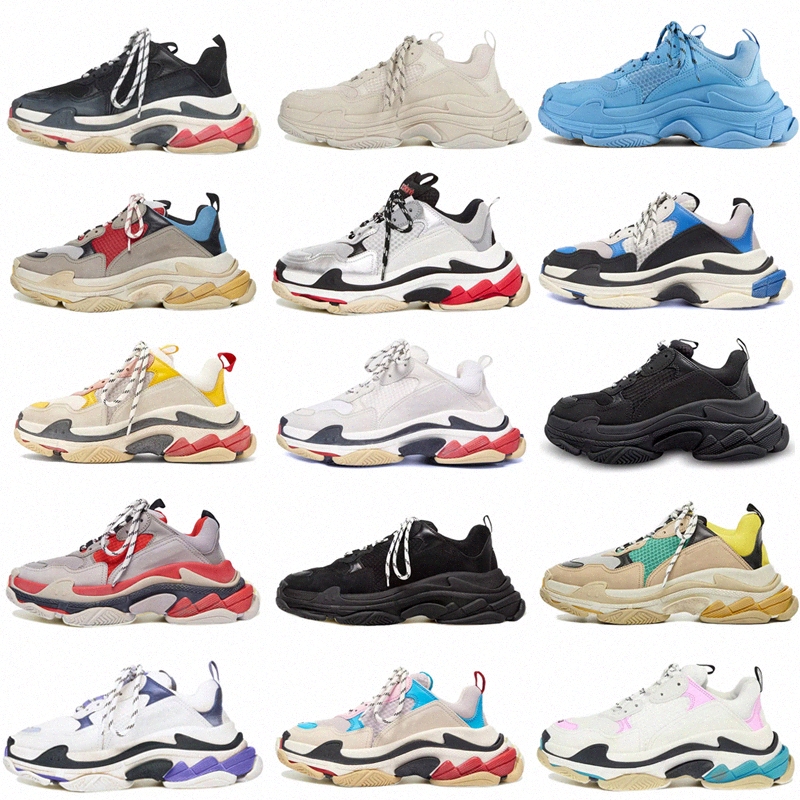 High quality Paris Triple-S 17FW Crystal Green fashion Dad Shoes Platform Triple S Casual Sneakers for Mens Women Vintage Kanye Old Gr T0LP#, Black
High quality Paris Triple-S 17FW Crystal Green fashion Dad Shoes Platform Triple S Casual Sneakers for Mens Women Vintage Kanye Old Gr T0LP#, Black