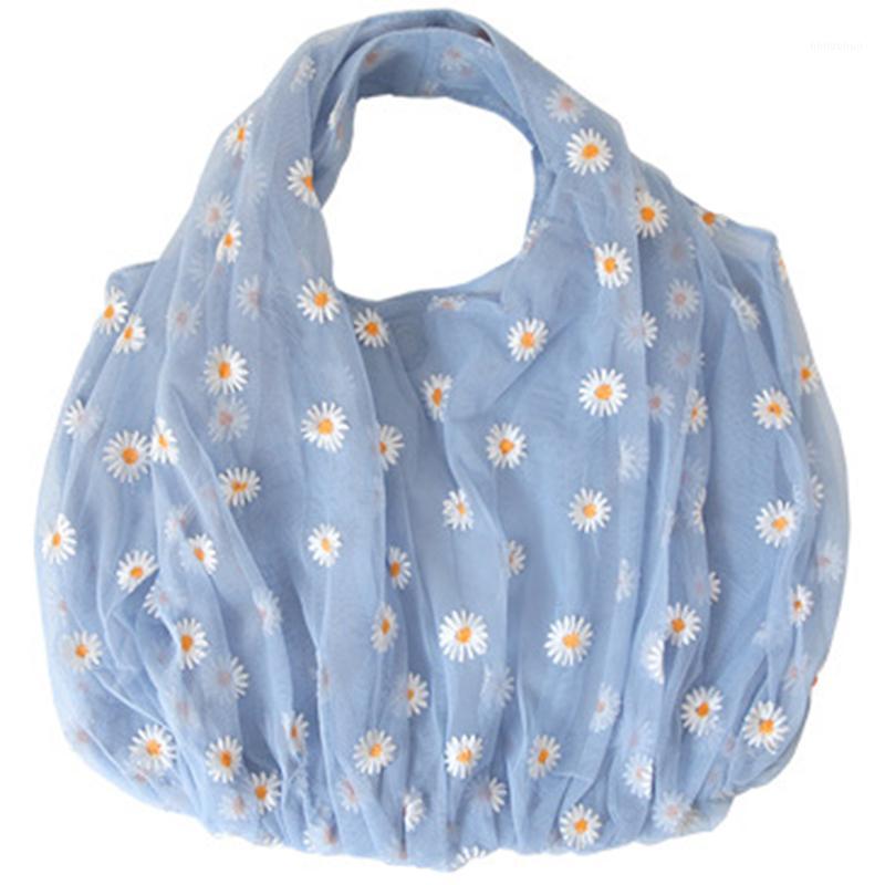 Women Small Transparent Tote Mesh Cloth Bag Daisy Embroidery Handbag Eco Fruit Bag Purse for Girls1, Blue
Women Small Transparent Tote Mesh Cloth Bag Daisy Embroidery Handbag Eco Fruit Bag Purse for Girls1, Blue