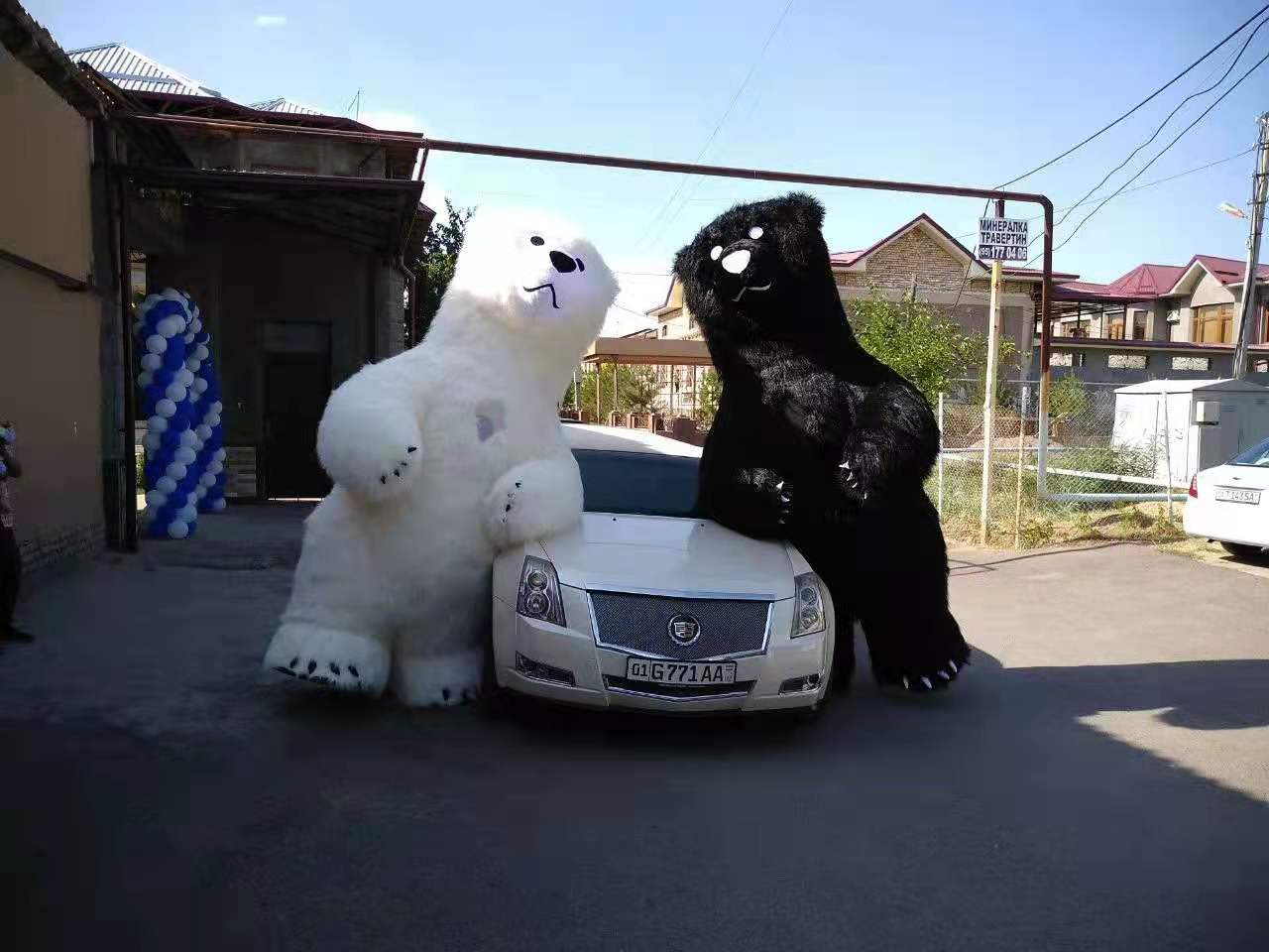 2.6M high Inflatable Black white yellow polar bear Mascot Costume Adult Fancy Dress Christmas Party Mascot Costume Carnival Costumes
2.6M high Inflatable Black white yellow polar bear Mascot Costume Adult Fancy Dress Christmas Party Mascot Costume Carnival Costumes