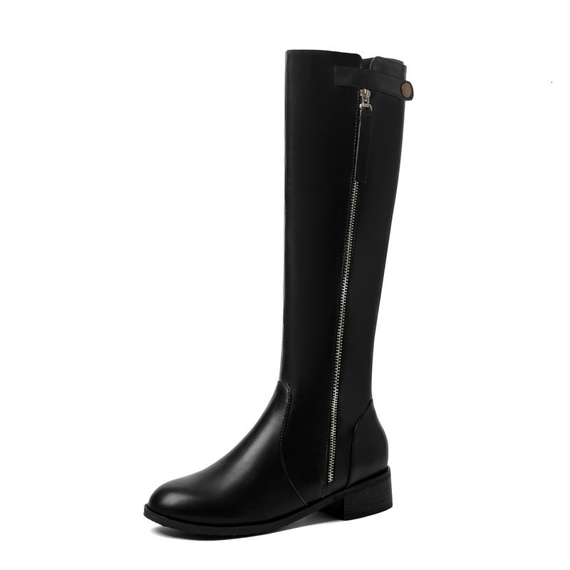 2021 New Round Toe Knee High Pu Leather Fashion Long Boots Square Heel All Match Women Shoes Size 34-43 Abcv, Black
2021 New Round Toe Knee High Pu Leather Fashion Long Boots Square Heel All Match Women Shoes Size 34-43 Abcv, Black