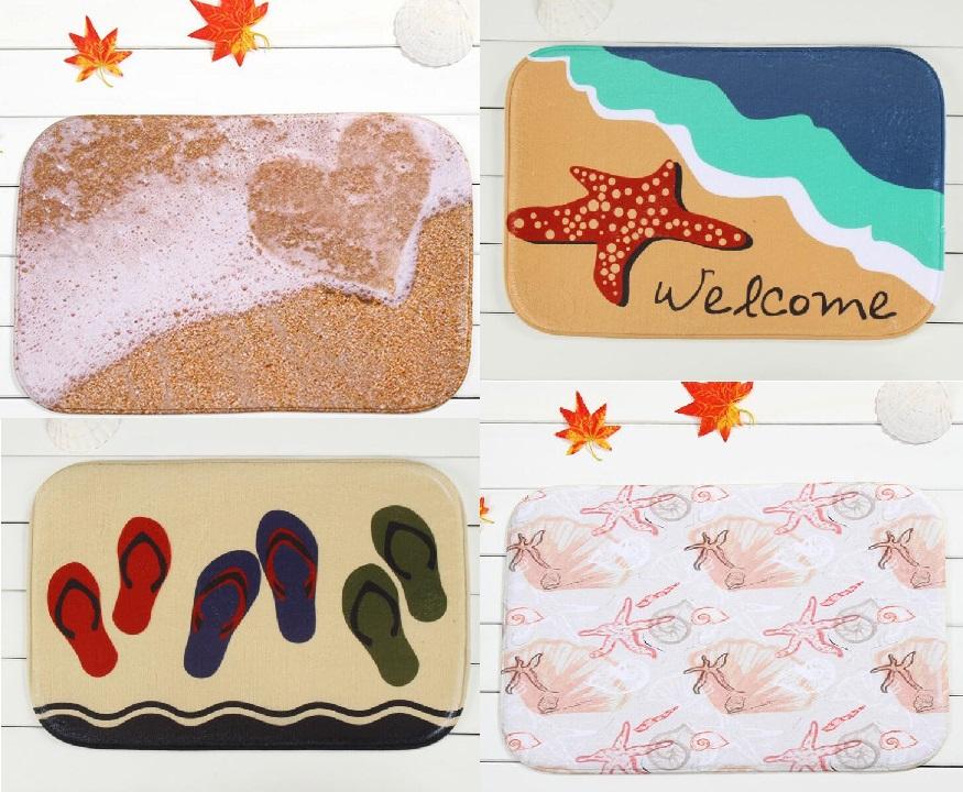 40*60cm Sandy beach Series Bath Mats Anti-Slip Rugs Coral Fleece Carpet For For Bathroom Bedroom Doormat Online, Design4
40*60cm Sandy beach Series Bath Mats Anti-Slip Rugs Coral Fleece Carpet For For Bathroom Bedroom Doormat Online, Design4