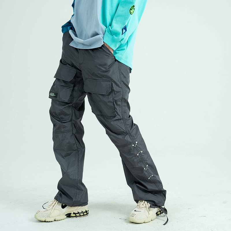 Harajuku Pockets Feet Drawstring Cargo Pants Men and Women Side Button Streetwear Plus Size Casual Trousers Hip Hop Overalls 1120, Black
Harajuku Pockets Feet Drawstring Cargo Pants Men and Women Side Button Streetwear Plus Size Casual Trousers Hip Hop Overalls 1120, Black