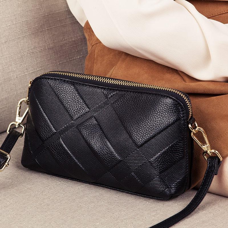 Genuine Leather Women Shoulder Bag Luxury Handbag Fashion Shopping Purse Crossbody Bags Female High Quality Clutch Bag, Small light purple
Genuine Leather Women Shoulder Bag Luxury Handbag Fashion Shopping Purse Crossbody Bags Female High Quality Clutch Bag, Small light purple