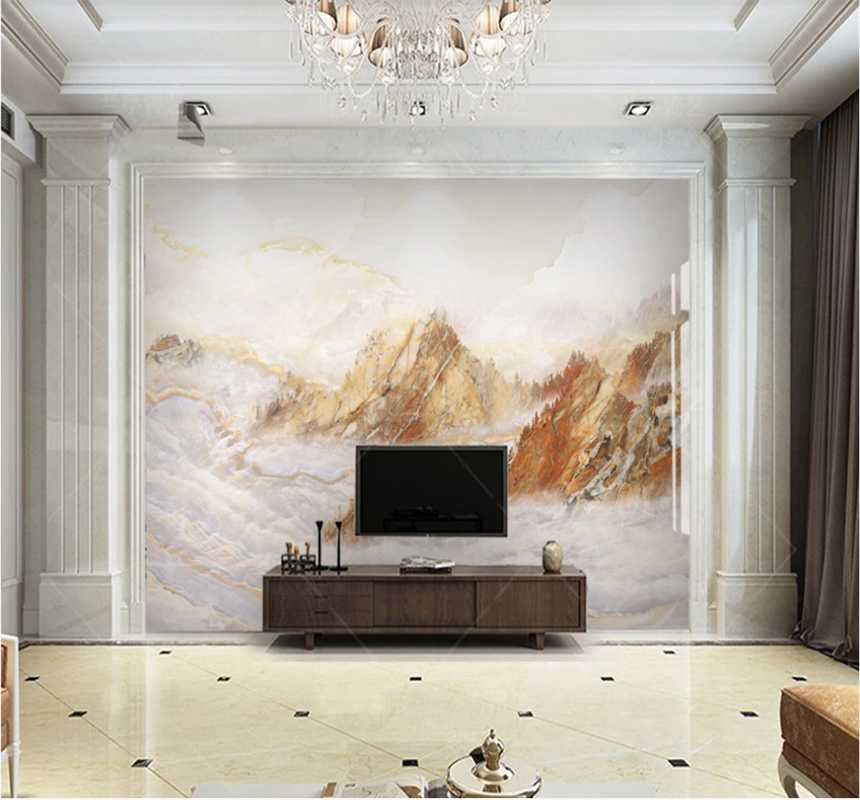Marble TV background wall with clouds and flowing water custom wallpaper mural 8D wall covering, Silk material
Marble TV background wall with clouds and flowing water custom wallpaper mural 8D wall covering, Silk material