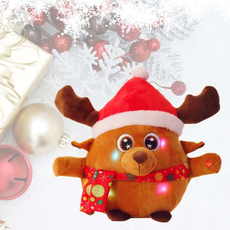 Christmas Singing Elk And Lights Stuffed Plush Christmas Gift Home Decoration (with Button Battery)
Christmas Singing Elk And Lights Stuffed Plush Christmas Gift Home Decoration (with Button Battery)