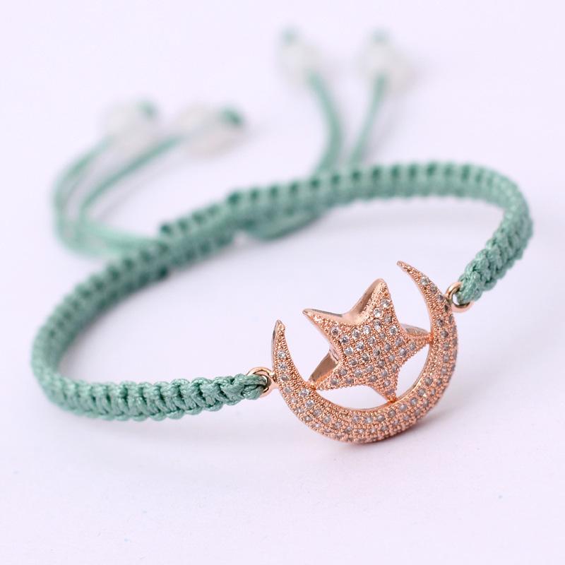 Star Moon Charm Friends Weaving Bracelet Fashion Women Adjustable Wrap Bracelets Braiding Rope Festival Jewelry s1
Star Moon Charm Friends Weaving Bracelet Fashion Women Adjustable Wrap Bracelets Braiding Rope Festival Jewelry s1