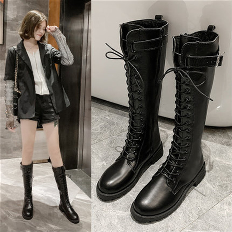 New Leather 2021 High Women Hot Autumn Non-slip Woman Cross-tied Black Mujer Boots -40 UD37
New Leather 2021 High Women Hot Autumn Non-slip Woman Cross-tied Black Mujer Boots -40 UD37
