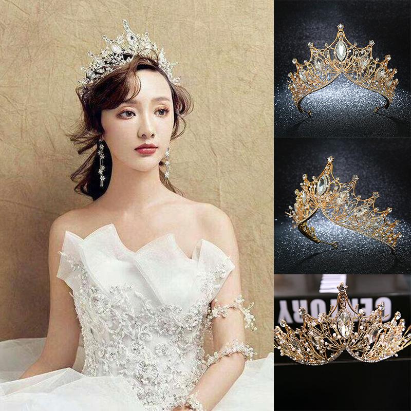 Hair Clips & Barrettes Baroque Crystal Beads Bridal Tiaras Crown For Bride Gold Rhinestone Diadem Crowns Headband Wedding Accessories
Hair Clips & Barrettes Baroque Crystal Beads Bridal Tiaras Crown For Bride Gold Rhinestone Diadem Crowns Headband Wedding Accessories