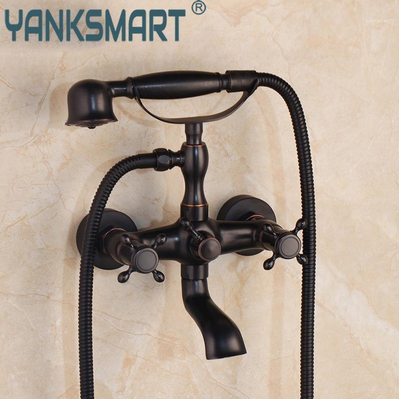 ORB Solid Brass Telephone Shape Bathroom Shower Faucet Black Wall Mounted Bathroom Bathtub Mix Tap Faucet1
ORB Solid Brass Telephone Shape Bathroom Shower Faucet Black Wall Mounted Bathroom Bathtub Mix Tap Faucet1