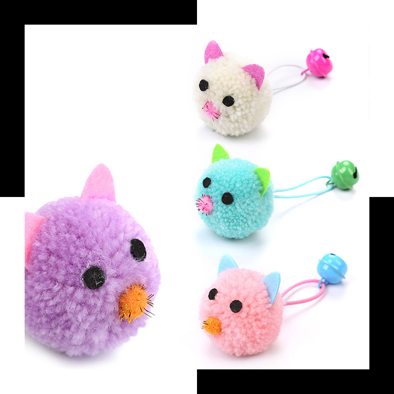 Mouse Head Modelling Cats Toy Small Bell Plush Kitty Pets Toys Interaction Interesting Articles Pet Supplies Funny High Quality 1 5cw M2
Mouse Head Modelling Cats Toy Small Bell Plush Kitty Pets Toys Interaction Interesting Articles Pet Supplies Funny High Quality 1 5cw M2