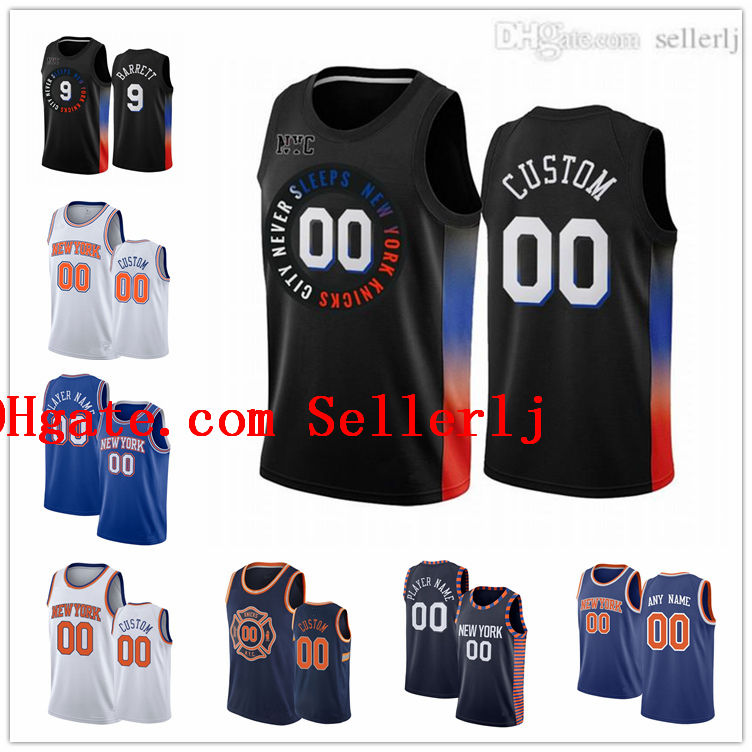 Custom New York Knicks Men RJ 9 Barrett 1 Obi Toppin Kevin 20 Knox Mitchell 23 Robinson Dennis 5 Smith Jr City Basketball Jersey, Color1
Custom New York Knicks Men RJ 9 Barrett 1 Obi Toppin Kevin 20 Knox Mitchell 23 Robinson Dennis 5 Smith Jr City Basketball Jersey, Color1