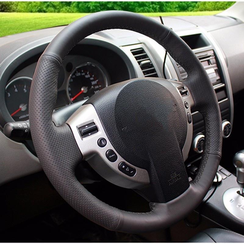 Hand sewing all leather steering wheel covers for Qashqai J10 X-TRAIL NV200 2008-2013 Car-Styling1
Hand sewing all leather steering wheel covers for Qashqai J10 X-TRAIL NV200 2008-2013 Car-Styling1