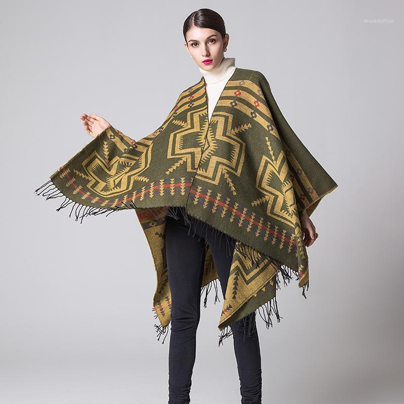 Ethnic Geometric Women Batwing Cape Poncho Cashmere Tops Cardigan Sweater Coat Autumn Scarf Shawl Fringe Hooded1
Ethnic Geometric Women Batwing Cape Poncho Cashmere Tops Cardigan Sweater Coat Autumn Scarf Shawl Fringe Hooded1