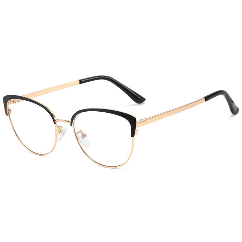 Veshion Metal Gold Cat Eye Glasses Female Anti Blue Light Computer Optical Glasses Frame Women Fashion Accessories Clear Lens
Veshion Metal Gold Cat Eye Glasses Female Anti Blue Light Computer Optical Glasses Frame Women Fashion Accessories Clear Lens