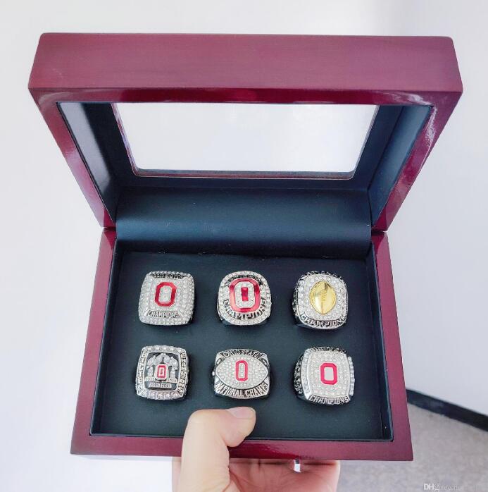 2002 2008 2009 2014 2015 2017 Ohio State Buckeyes National Team Champions Championship Ring Set Souvenir Men Fan Gift Drop Shipping
2002 2008 2009 2014 2015 2017 Ohio State Buckeyes National Team Champions Championship Ring Set Souvenir Men Fan Gift Drop Shipping