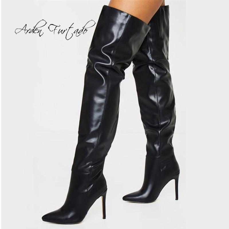 Winter pointed toe 2021 Stilettos Heels Fashion Women's Shoes Concise Sexy Elegant Zipper Ladies Over the knee boots 43, Black
Winter pointed toe 2021 Stilettos Heels Fashion Women's Shoes Concise Sexy Elegant Zipper Ladies Over the knee boots 43, Black