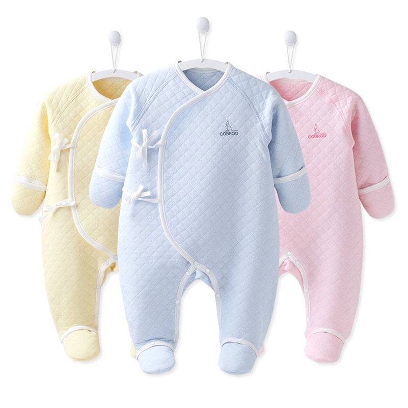 COBROO Newborn Baby Footies 100% Cotton Long-sleeve Winter 0 3 Month Infant Clothes Baby Girl Boy Jumpsuit BN650014 201216, Yellow
COBROO Newborn Baby Footies 100% Cotton Long-sleeve Winter 0 3 Month Infant Clothes Baby Girl Boy Jumpsuit BN650014 201216, Yellow