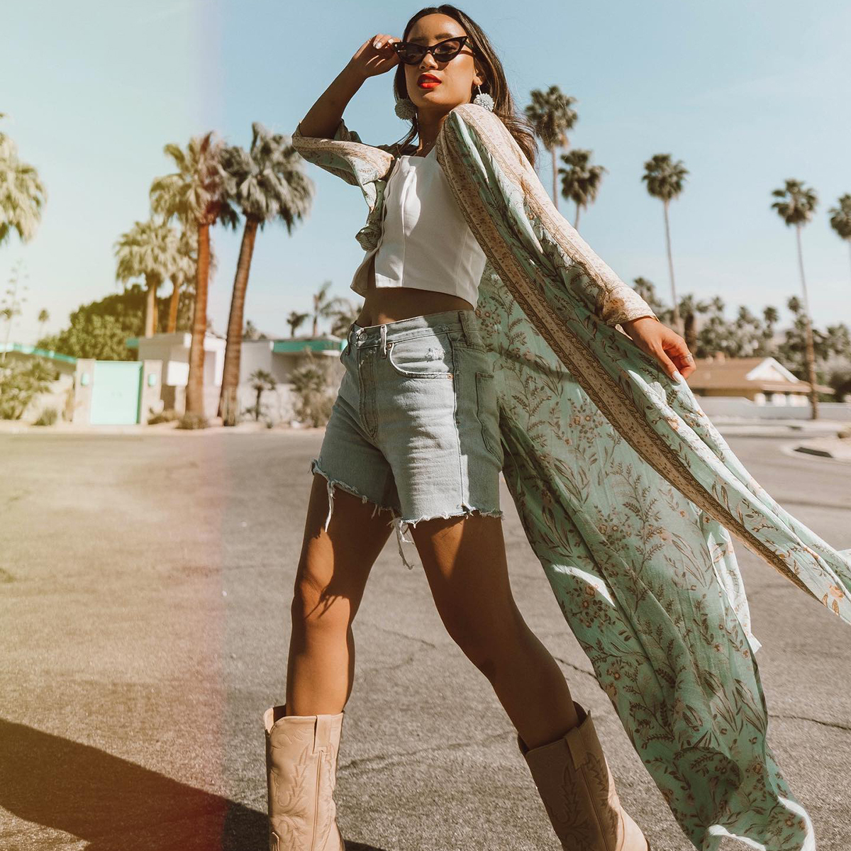 AYUALIN Kaftan women dress floral print Kimono long Sleeve Autumn dress Sexy Vneck Loose Belt Cardigan Rayon Dresses boho robe T200604