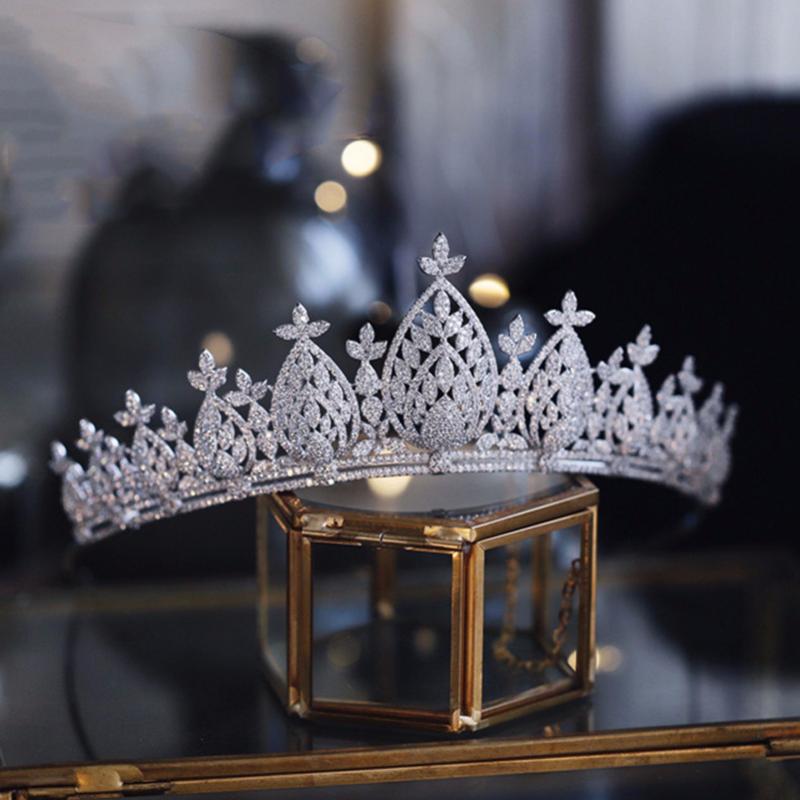 New Zircon Wedding Crown Princess Diadem Stars Tiara Bridal Hair Accessories Sweet Crowns For Women
New Zircon Wedding Crown Princess Diadem Stars Tiara Bridal Hair Accessories Sweet Crowns For Women