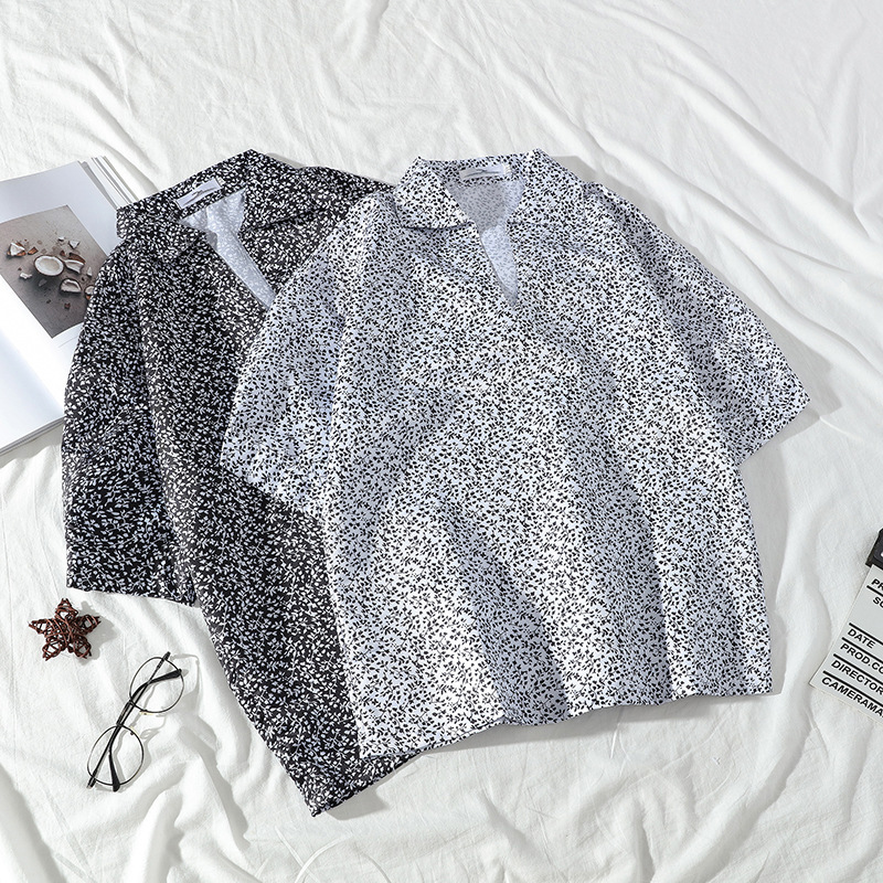 2021 Short-sleeve Men's Will See Little Floral Sweater with Cleavage v Trend Korean Style Half Sleeve Shirt Beautiful Pi V3st, Red
2021 Short-sleeve Men's Will See Little Floral Sweater with Cleavage v Trend Korean Style Half Sleeve Shirt Beautiful Pi V3st, Red