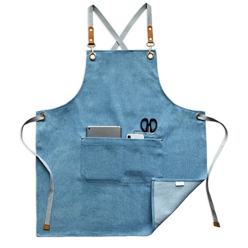 Denim Apron Coffee Shop and Hairdresser Chef Protection Suit Bib Cooking Kitchen Aprons for Woman Man Apron Overall
Denim Apron Coffee Shop and Hairdresser Chef Protection Suit Bib Cooking Kitchen Aprons for Woman Man Apron Overall
