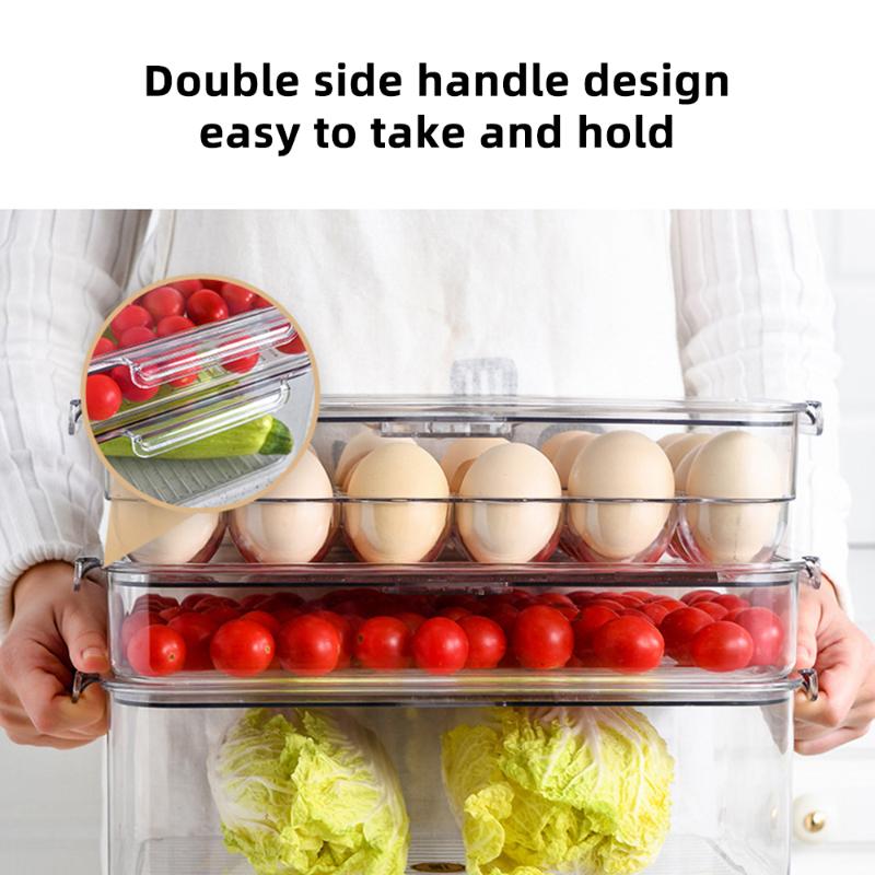 Refrigerator Organizer Boxes Bins Stackable Fridge Egg Organizers Drawer Clear Plastic Pantry Storage Rack Egg Containers z
Refrigerator Organizer Boxes Bins Stackable Fridge Egg Organizers Drawer Clear Plastic Pantry Storage Rack Egg Containers z