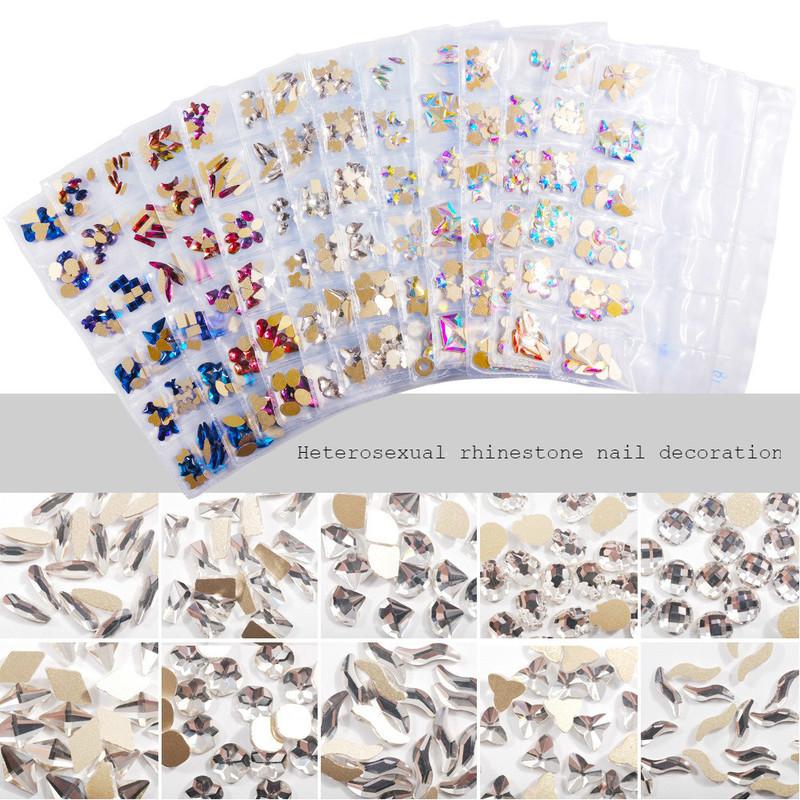60 Nail Flat Diamonds Ab Transparent K9 Rhinestone Nail Sticker Decoration 6 Bags Decoration Art Supplies
60 Nail Flat Diamonds Ab Transparent K9 Rhinestone Nail Sticker Decoration 6 Bags Decoration Art Supplies