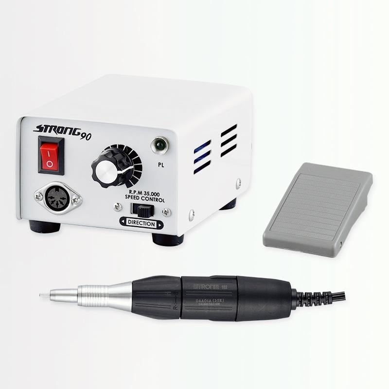 65W Strong 90 control box 35000RPM Strong 210 102 Handle Electric Nail Drill Manicure Pedicure Nail File Bit Art Equipment
65W Strong 90 control box 35000RPM Strong 210 102 Handle Electric Nail Drill Manicure Pedicure Nail File Bit Art Equipment