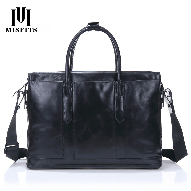 Simple Men's Business Briefcase Luxury Genuine Leather Laptop Bags Man Single Shoulder Large Capacity Travel Bag, Black
Simple Men's Business Briefcase Luxury Genuine Leather Laptop Bags Man Single Shoulder Large Capacity Travel Bag, Black