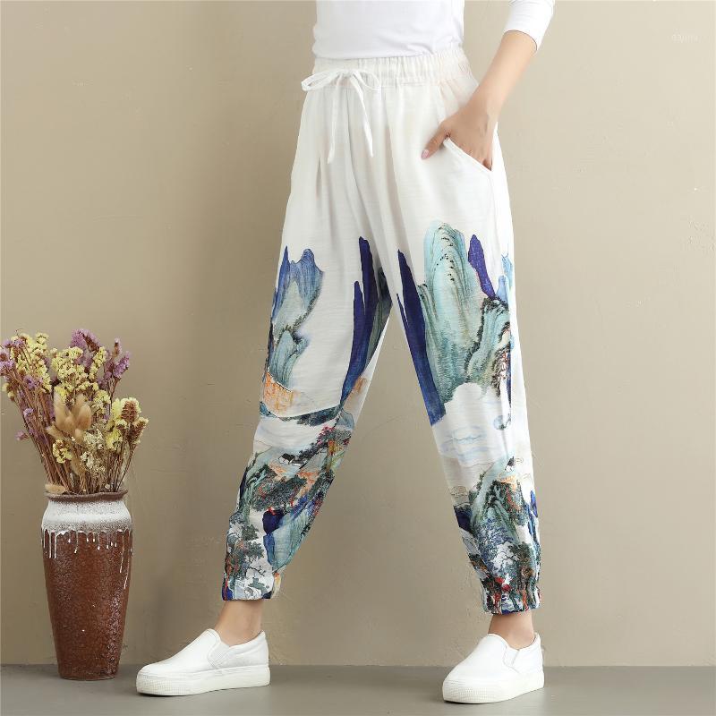 Women Yoga Pant Linen Chinese Traditional Printed Loose Sweatpants Bloomers Casual Jogger Running Workout Athletic Pant Trosuers1, White
Women Yoga Pant Linen Chinese Traditional Printed Loose Sweatpants Bloomers Casual Jogger Running Workout Athletic Pant Trosuers1, White