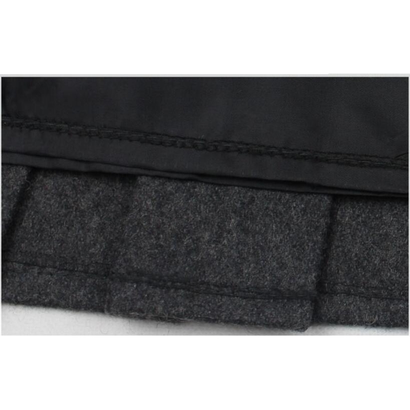 New Autumn Winter Spring Skirt Women Wool Short Skirt High Waist Pleated Skirt Sexy Black Gray Woolen Skirts For Women S429 201027