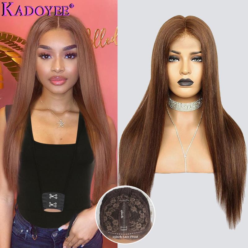 Honey Brown Wig Straight Human Hair Wig with Baby Hair 13x1 T Part Lace Colored Human Brazilian Remy For Women, Brown color
Honey Brown Wig Straight Human Hair Wig with Baby Hair 13x1 T Part Lace Colored Human Brazilian Remy For Women, Brown color