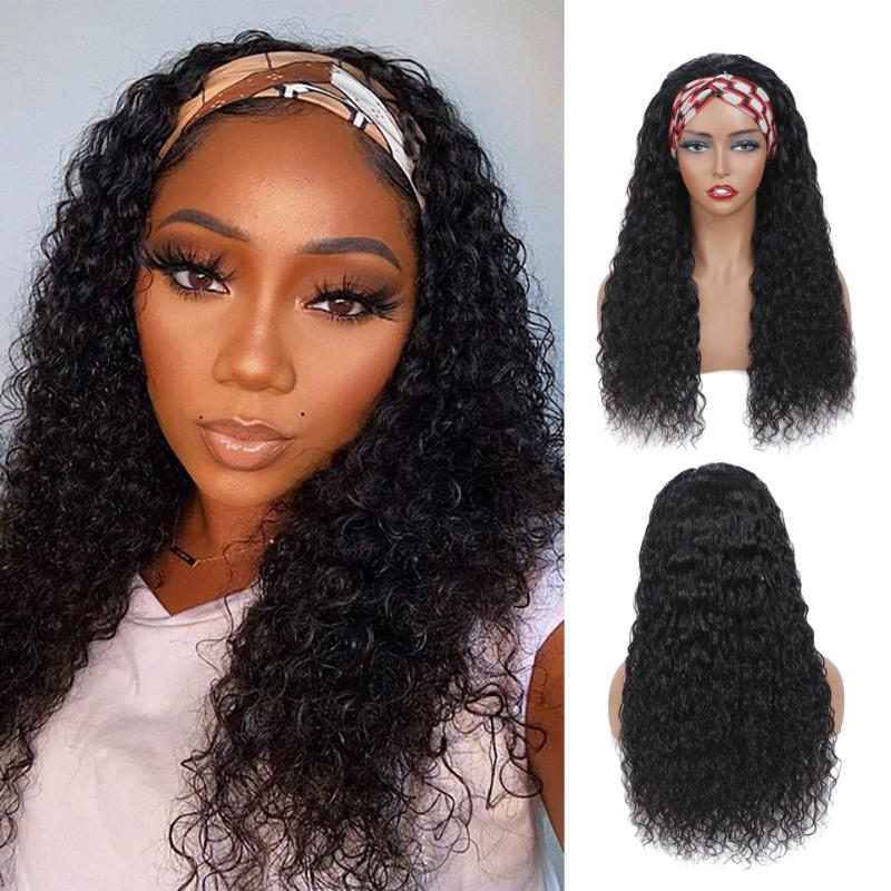 Headband Wig Human Hair Wigs For Black Women Deep Wave 26 Inch Brazilian Machine Made Remy Natural Color Hair 150% Density
Headband Wig Human Hair Wigs For Black Women Deep Wave 26 Inch Brazilian Machine Made Remy Natural Color Hair 150% Density