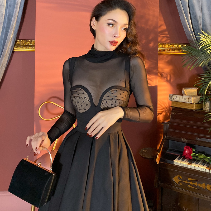 2021 New Special Sexy Black Knit High-elastic Transparent Bodysuit Female Long Sleeve Tall Thin Street Top YLWA
2021 New Special Sexy Black Knit High-elastic Transparent Bodysuit Female Long Sleeve Tall Thin Street Top YLWA