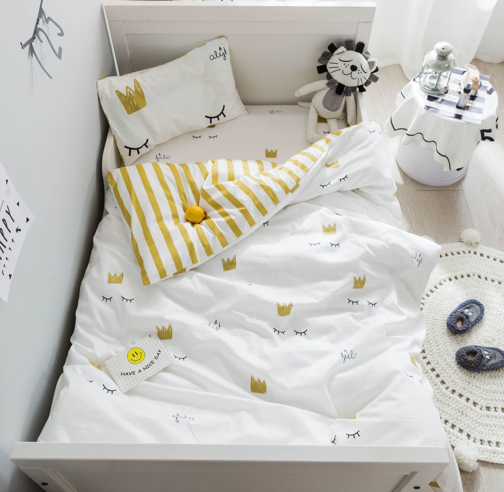 3Pcs Baby Bedding Set For Boy Girl Cartoon Soft Cotton Crib Bed Linen Set Include Pillowcase Bed Sheet Duvet Cover No Filler 201210
3Pcs Baby Bedding Set For Boy Girl Cartoon Soft Cotton Crib Bed Linen Set Include Pillowcase Bed Sheet Duvet Cover No Filler 201210