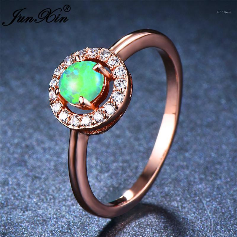 JUNXIN Female Big Round Ring Fashion White/Purple/Green Fire Opal Stone Ring Vintage Rose Gold Filled Engagement Rings For Women1
JUNXIN Female Big Round Ring Fashion White/Purple/Green Fire Opal Stone Ring Vintage Rose Gold Filled Engagement Rings For Women1