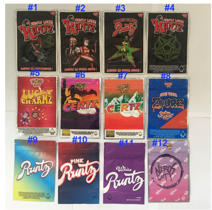 Jokes UP White Runty Pink Runty Whole Lotta Runtz Lucky Charmz Certz Neros Cutt New York Zourz Packaging runtz Mylar ryhjt
Jokes UP White Runty Pink Runty Whole Lotta Runtz Lucky Charmz Certz Neros Cutt New York Zourz Packaging runtz Mylar ryhjt