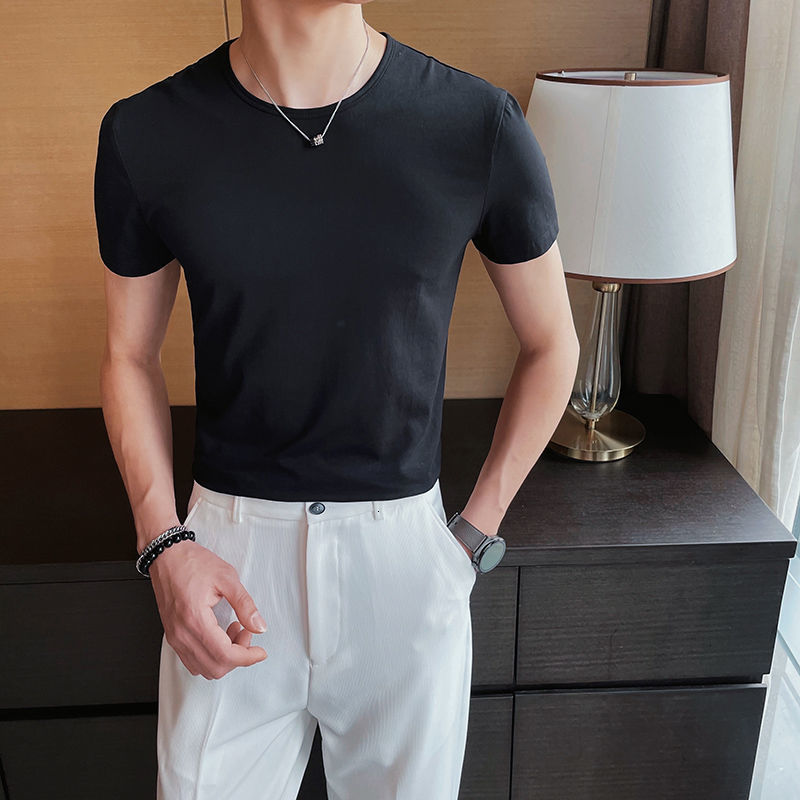 Men's T-shirt 2021 Summer and Autumn New Shirt Long Sleeves Fashion Young Clothes VFXM, White
Men's T-shirt 2021 Summer and Autumn New Shirt Long Sleeves Fashion Young Clothes VFXM, White