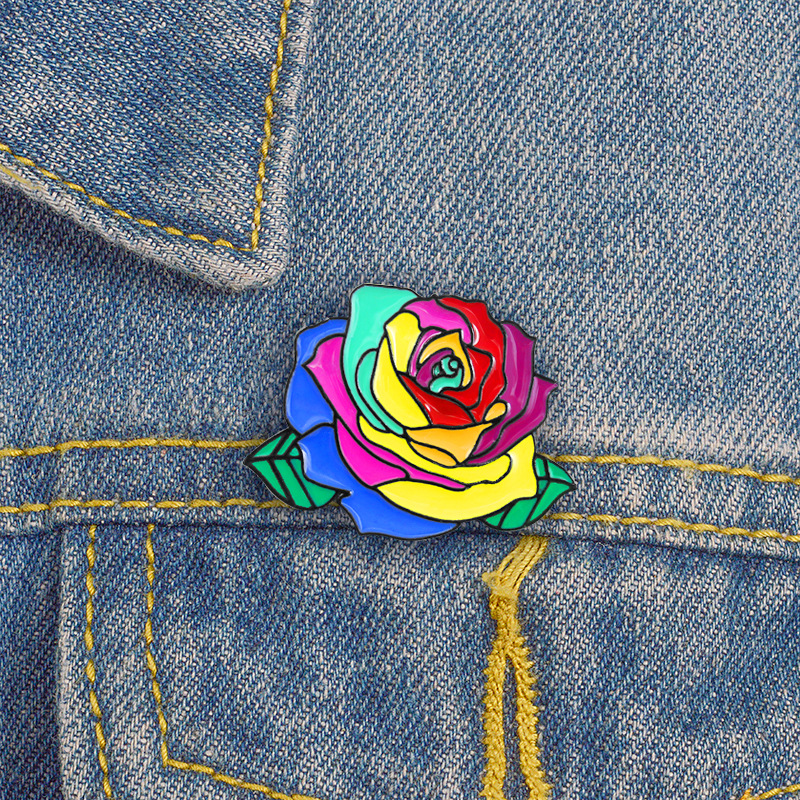 Women Corsage Colorful Flower Brooch Pin Rainbow Plant Brooches Lapel Badges Jewelry Gifts for Friend Wholesale Pin, As picture
Women Corsage Colorful Flower Brooch Pin Rainbow Plant Brooches Lapel Badges Jewelry Gifts for Friend Wholesale Pin, As picture