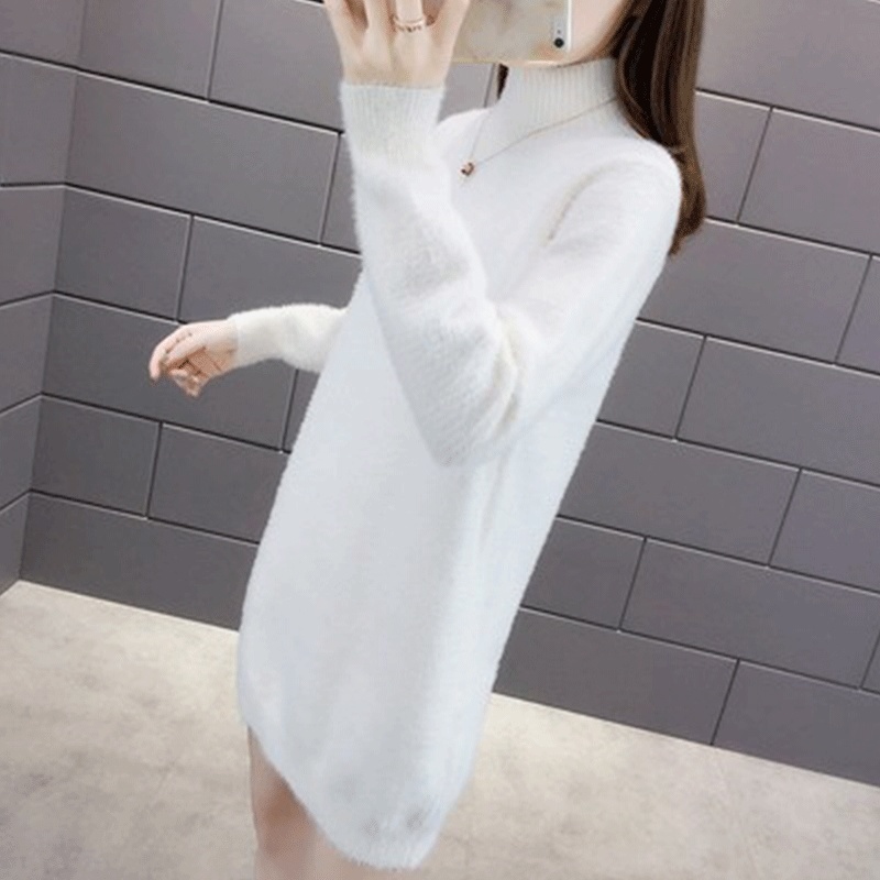 2021 New Female Autumn Color the Medium Neck Knitted Sleeve Long Warm Sweater VNF2, Purple
2021 New Female Autumn Color the Medium Neck Knitted Sleeve Long Warm Sweater VNF2, Purple