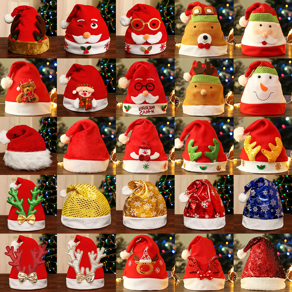 Christmas Hats Red and White Child Cartoon Christmas Hat Santa Claus Elk Led Glowing Hat Christmas Theme Party Decoration for Kids Wholesale
Christmas Hats Red and White Child Cartoon Christmas Hat Santa Claus Elk Led Glowing Hat Christmas Theme Party Decoration for Kids Wholesale